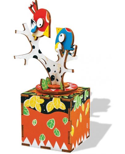 Творчески комплект Colorino Hobby  - Направи си сам музикална кутия с птички - 3
