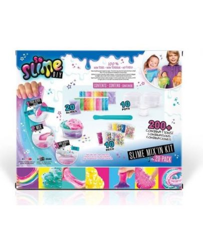 Творчески комплект Canal Toys - So Slime, Направи си слайм, 20 цвята - 6