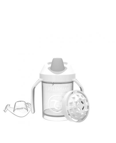 Бебешка чаша с мек накрайник Twistshake Mini Cup - Синя, 230 ml - 3