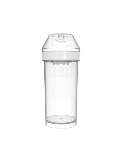Бебешка чаша с накрайник Twistshake Kid Cup  - Бяла, 360 ml - 4