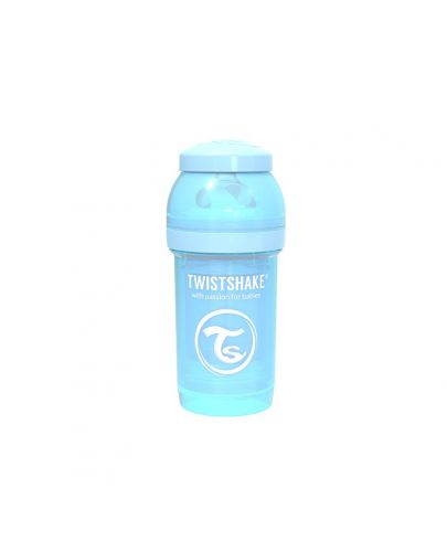 Бебешко шише против колики Twistshake Anti-Colic Pastel - Синьо, 260 ml - 3
