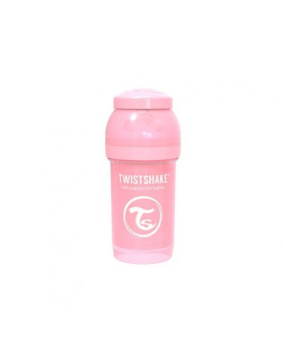 Бебешко шише против колики Twistshake Anti-Colic Pastel - Розово, 180 ml - 3