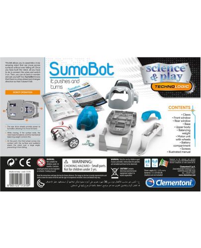 Научен комплект Clementoni Science Museum - Робот Sumobot - 2