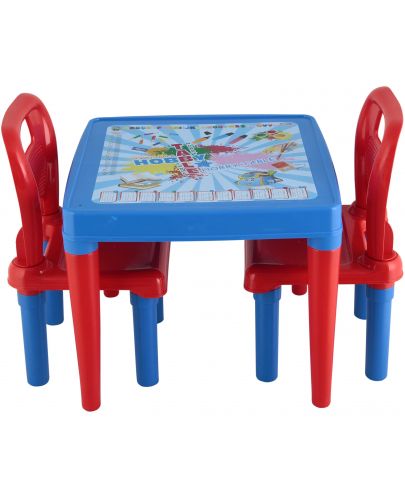 Детска маса със столчета Pilsan - Синя - 1