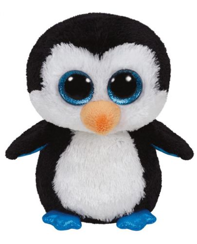 Плюшена играчка TY Beanie Boos - Пингвинче Waddles, 15 cm - 1