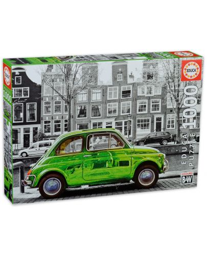 Пъзел Educa от 1000 части - Кола в Амстердам - 1