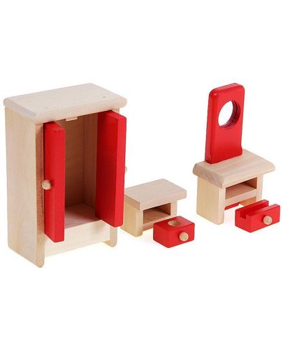Комплект дървени мини мебели Woody - Спалня - 3