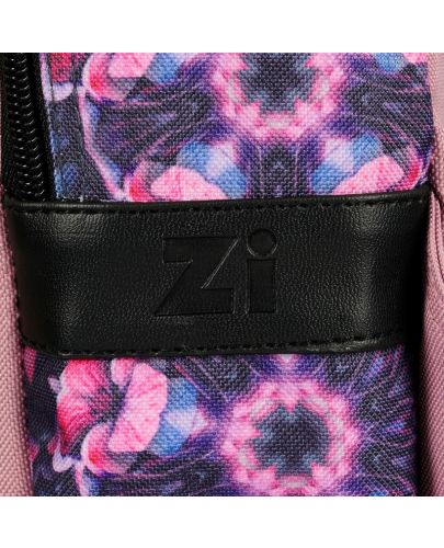 Ученическа раница с флорални мотиви Zizito - Zi, розова - 8