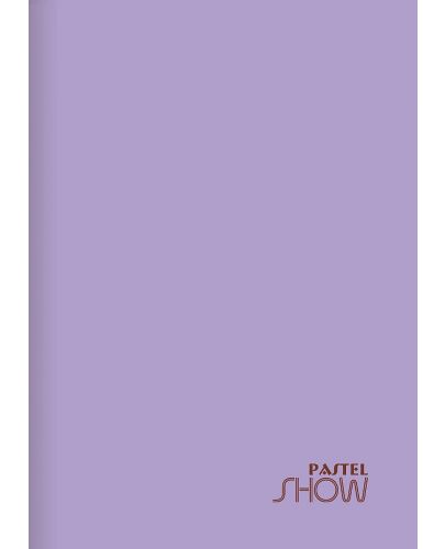 Ученическа тетрадка Keskin Color Pastel Show - A5, 40 листа, широки редове, асортимент - 2