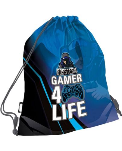 Ученическа спортна торба Lizzy Card Gamer 4 Life - 1