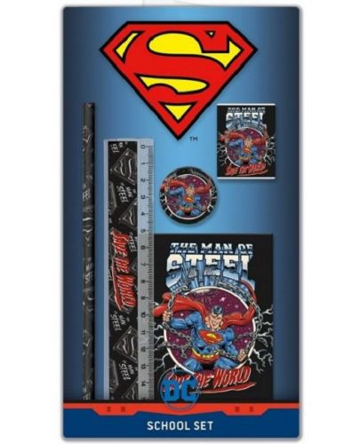 Ученически комплект Graffiti Superman - черен - 1