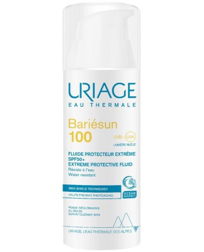 Uriage Bariesun 100 Слънцезащитен флуид, SPF 50+, 50 ml - 1