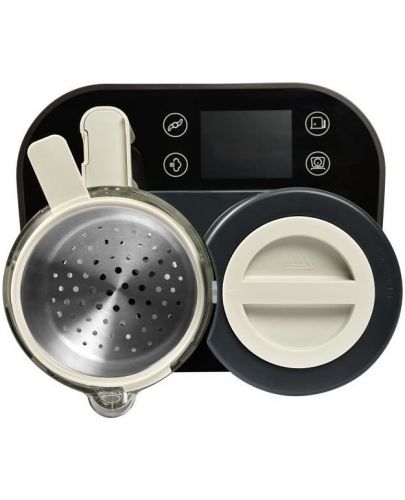 Уред за готвене Beaba - Babycook Smart, Charcoal Grey - 3