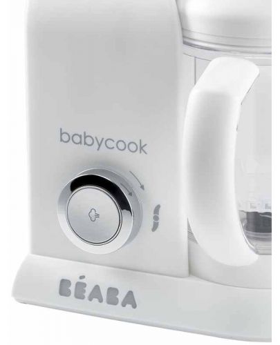 Уред за готвене Beaba - Babycook Solo, white/silver, EU Plug - 5
