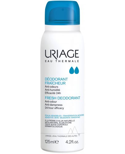 Uriage Освежаващ спрей дезодорант, 125 ml - 1
