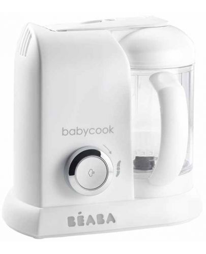 Уред за готвене Beaba - Babycook Solo, white/silver, EU Plug - 3