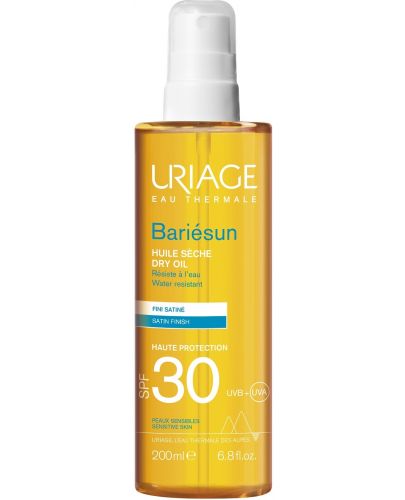 Uriage Bariesun Сухо олио за коса и тяло, SPF 30, 200 ml - 1