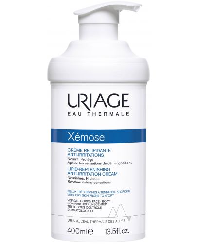 Uriage Xemose Липидо-възстановяващ крем, 400 ml - 1