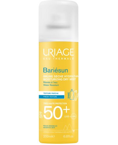 Uriage Bariesun Слънцезащитен аерозол Brume, SPF 50, 200 ml - 1