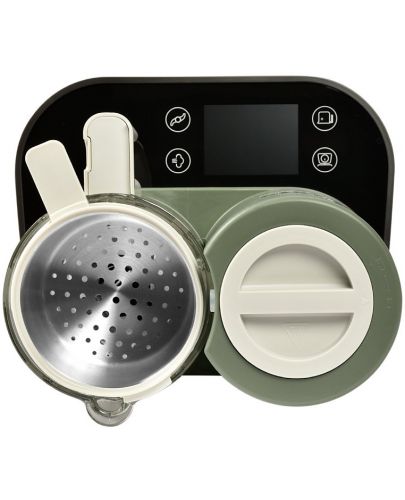 Уред за готвене Beaba - Babycook Smart, Grey Green - 2