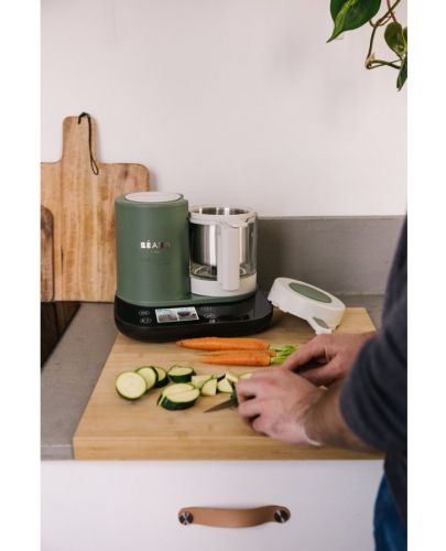 Уред за готвене Beaba - Babycook Smart, Grey Green - 9