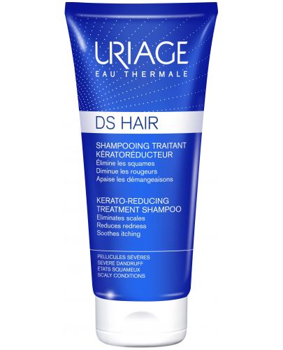 Uriage DS Hair Кераторегулиращ успокояващ шампоан, 150 ml - 1