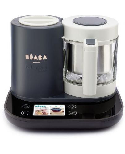 Уред за готвене Beaba - Babycook Smart, Charcoal Grey - 1