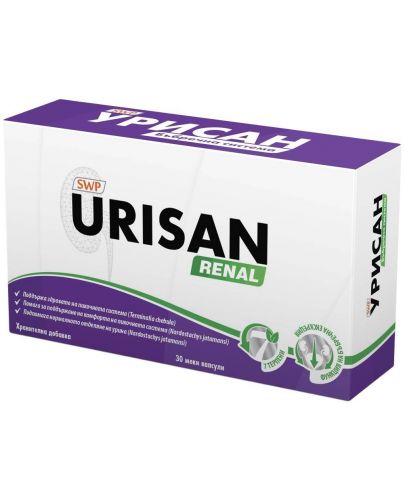 Urisan Renal, 30 капсули, Sun Wave Pharma - 1