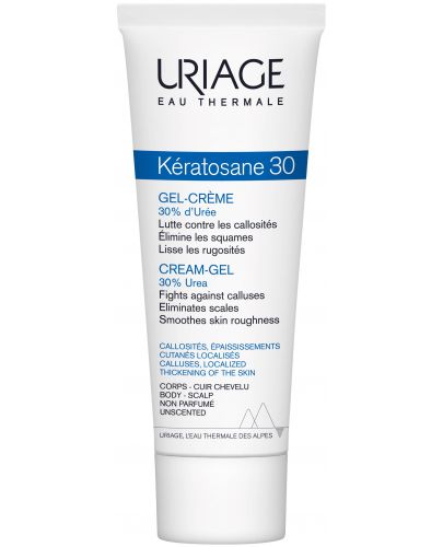 Uriage Крем-гел за загрубяла кожа Keratosane 30, 75 ml - 1