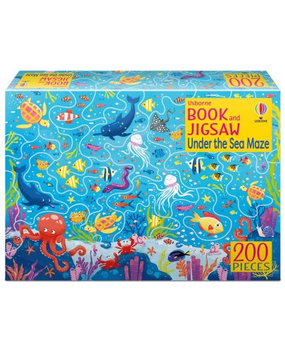 Usborne Book and Jigsaw: Under the Sea Maze - 1
