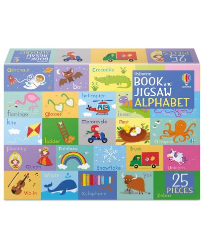Usborne Book and Jigsaw: Play & Learn Alphabet - 1