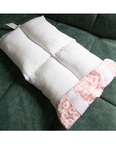 Възглавница за кърмене BabyJem - Multiway, 26 x 61 cm, розова - 7