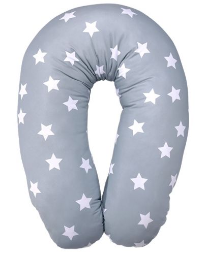 Възглавница за кърмене Lorelli - Звезди, 190 cm, Blue Grey Mist - 1