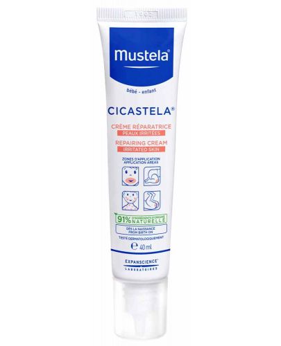 Възстановяващ крем Mustela - Cikastela, 40 ml - 1