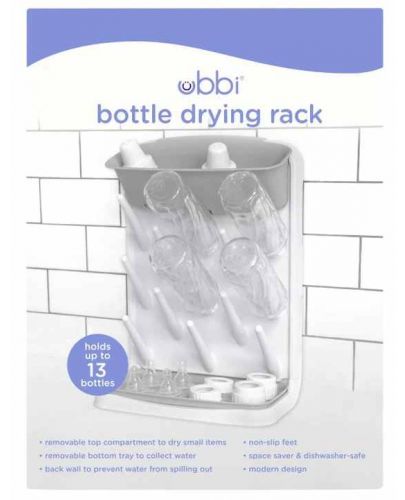 Вертикален сушилник за бебешки бутилки Ubbi - 4