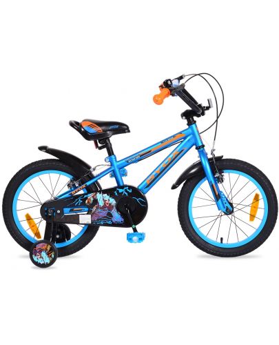 Детски велосипед Moni - Monster, син, 16" - 1