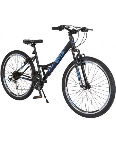 Велосипед със скорости Byox - Princess, 26'', черен/син - 2