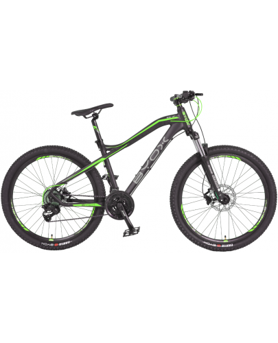 Велосипед със скорости Byox - Alloy HDB B7, 26'', зелен - 1