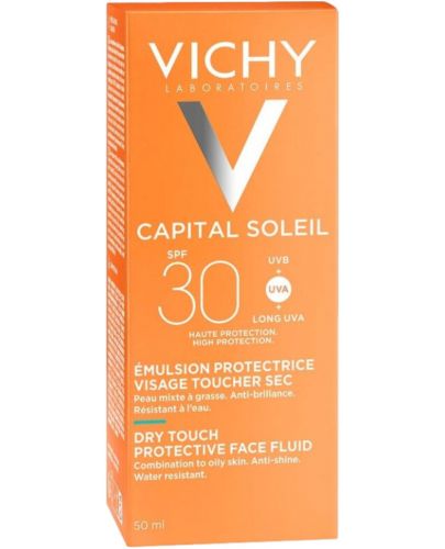 Vichy Capital Soleil Матиращ флуид за лице Dry Touch, SPF 30, 50 ml - 2