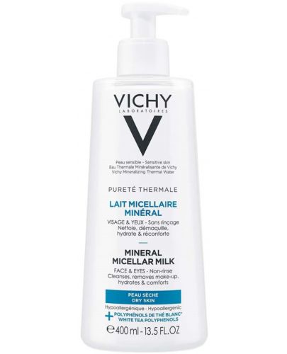 Vichy Pureté Thermale Минерализирано мицеларно мляко, 400 ml - 1