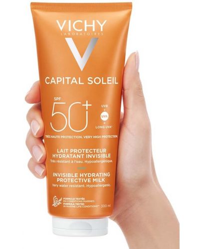 Vichy Capital Soleil Слънцезащитно мляко за лице и тяло, SPF 50+, 300 ml - 4