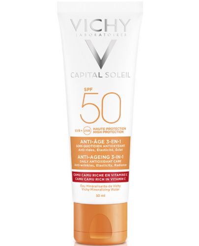 Vichy Capital Soleil Слънцезащитен крем Anti-age, SPF 50, 50 ml - 1