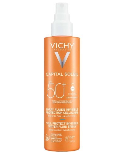 Vichy Capital Soleil Флуиден спрей за лице и тяло, SPF 50+, 200 ml - 1