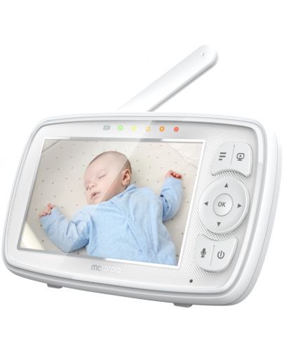 Видео бебефон Motorola - Ease44 Connect, 4.3" дисплей - 2