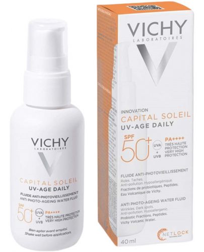 Vichy Capital Soleil Флуид за лице UV-Age Daily, SPF 50+, 40 ml - 2