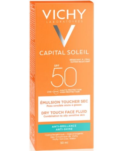 Vichy Capital Soleil Матиращ флуид за лице Dry Touch, SPF 50, 50 ml - 2