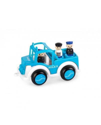 Viking Toys Полицейски Джип с 3 човечета - 25 см подаръчна кутия - 1