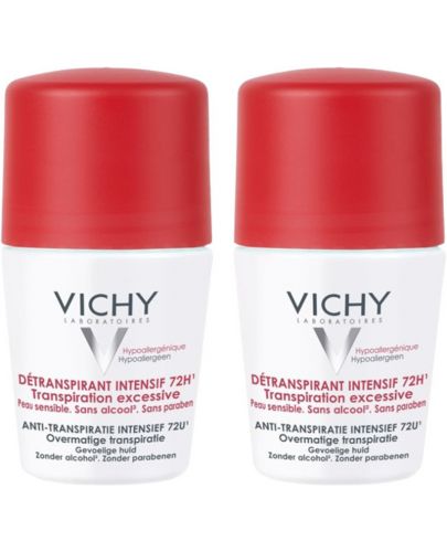 Vichy Deo Комплект - Рол-он дезодорант Stress Resist, 2 x 50 ml - 1