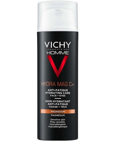 Vichy Homme Хидратиращ и укрепващ крем Mag C+, 50 ml - 1