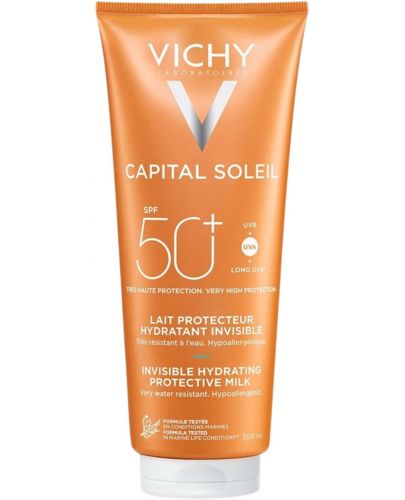 Vichy Capital Soleil Слънцезащитно мляко за лице и тяло, SPF 50+, 300 ml - 1